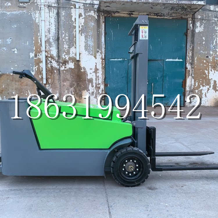 同德县小型电动叉车1吨2吨步行站驾式电瓶堆高充电装卸车液压升降车铲车